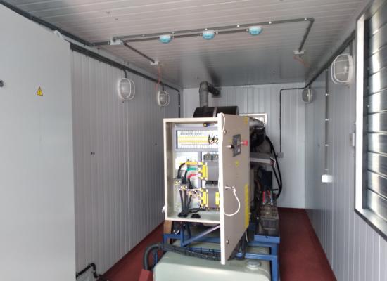Газогенератор 60 кВт с системой утилизации тепла в контейнерном исполнении (ГПУ 60 кВт)